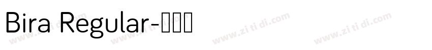 Bira Regular字体转换